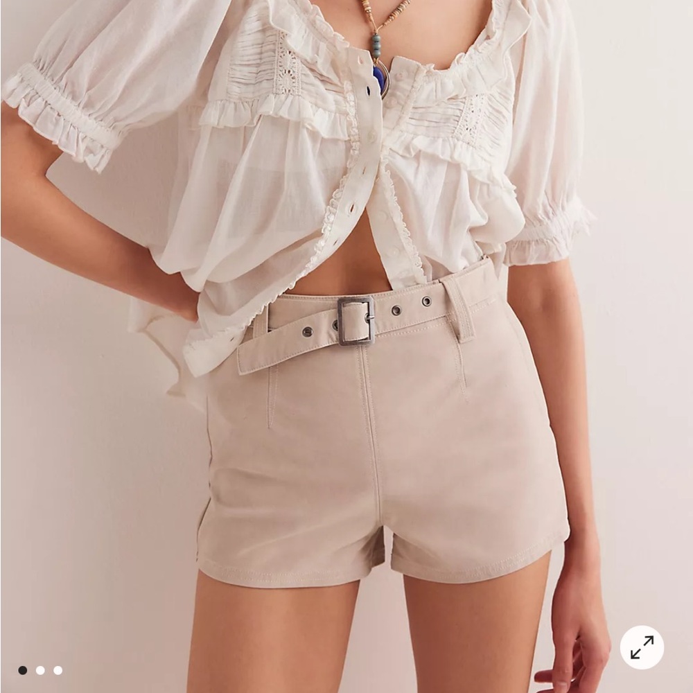 We The Free Jada Suede Micro Shorts